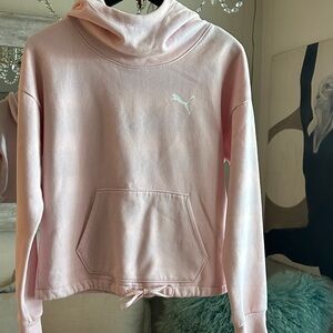 Puma Women's Light Pink Hoodie